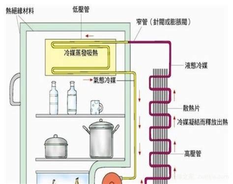 冰箱運作原理|冰箱的原理是什么？怎么制冷？